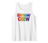 Funny Birthday Crew Boy Girl Candy Cheers to Plan 7-8 Débardeur