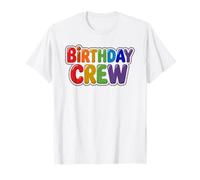 Funny Birthday Crew Boy Girl Candy Cheers to Plan 7-8 T-Shirt