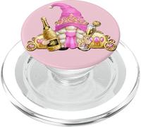 Funny Birthday GNOME for Women Adults Pink Bday Princess PopSockets PopGrip pour MagSafe