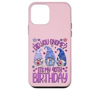 Funny Birthday Gnomes Did You GNOME Its My 40th Birthday Coque pour iPhone 12 Mini