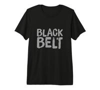 Funny BJJ Citations Pain is Temporary Black Belt is Forever T-Shirt Haut de Gamme