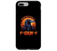 Funny Black Crow, F-CAW-F Black Bird Halloween Adult Humor Coque pour iPhone 7 Plus/8 Plus