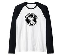 Funny Black Logo Sunglasses Lover Axolotl Vibes Only Manche Raglan