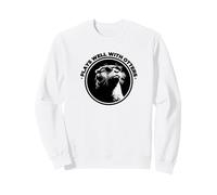 Funny Black Logo Sunglasses Plays Well with Otters Lover Sweatshirt