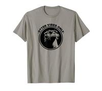 Funny Black Logo Sunglasses Plays Well with Otters Lover T-Shirt