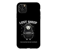 Funny Black Lost Sheep Christian Humor 777 Faith Citation Coque pour iPhone 11 Pro Max