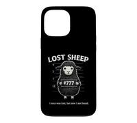 Funny Black Lost Sheep Christian Humor 777 Faith Citation Coque pour iPhone 13 Pro Max