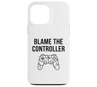 Funny Blame The Controller T-Shirt Humoristique pour Gamer Coque pour iPhone 13 Pro Max