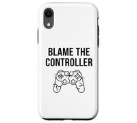 Funny Blame The Controller T-Shirt Humoristique pour Gamer Coque pour iPhone XR