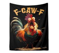 Funny BlankeT - Chicken Winter Soft Gag Wrap, Novelty Blanket Bed Throws Bedroom Decor | For Couch Bedroom Living Room Farmhouse Office Men Women Kids Holiday Stocking Stuffers Amusing Blankets Soft M