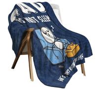 Funny Blankets Adults - Dad Not Sleeping, Soft Warm Throws, Men Bedding, Humorous Holiday Present | Thanksgiving Home Office Accessory, Designed Perfect for Husbands Grandpa Birthday