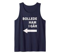 Funny Bollede Ham I GÅR Wild Vulgar Troll, Langue étrangère Débardeur
