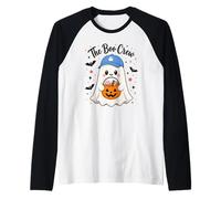 Funny Boo Crew Dad Ghost Casquette de Baseball Halloween Famille Manche Raglan