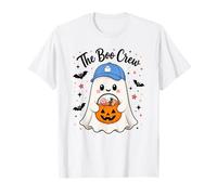 Funny Boo Crew Dad Ghost Casquette de Baseball Halloween Famille T-Shirt