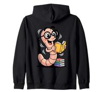 Funny Book Lover Graphic - Lecture de Rat de bibliothèque Sweat à Capuche