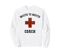 Funny Bouche À LA Bouche Coach Expert Save Yourself Camp Sweatshirt