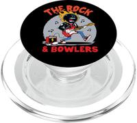 Funny Bowling The Rock and Bowlers Player Guitar Music Lover PopSockets PopGrip pour MagSafe