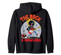 Funny Bowling The Rock and Bowlers Player Guitar Music Lover Sweat à Capuche