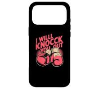 Funny Boxer Knock You Out Gants de Boxe I Will Knock You Out Coque pour iPhone 17 Pro Max
