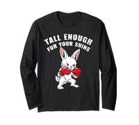 Funny Boxing Rabbit Tall Enough As for Shins Sarcastic Bunny Manche Longue