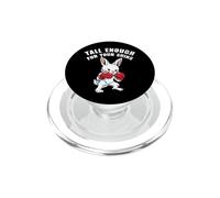 Funny Boxing Rabbit Tall Enough As for Shins Sarcastic Bunny PopSockets PopGrip pour MagSafe