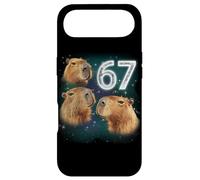 Funny Boys Girls 67 Meme Capybara Howling at The Moon 6 7 Coque pour iPhone Air