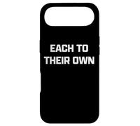 Funny British Phrase Each to Their Own Coque pour iPhone Air