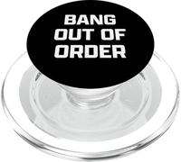 Funny British Slang Bang Out of Order PopSockets PopGrip pour MagSafe