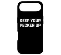 Funny British Slang Keep Your Pecker Up Coque pour iPhone Air