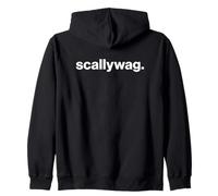 Funny British Slang Scallywag Sweat à Capuche