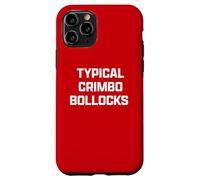 Funny British Slang Typical Crimbo Bollocks Coque pour iPhone 11 Pro