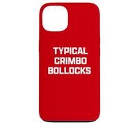 Funny British Slang Typical Crimbo Bollocks Coque pour iPhone 13