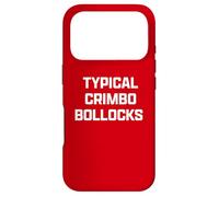 Funny British Slang Typical Crimbo Bollocks Coque pour iPhone 17 Pro