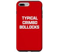 Funny British Slang Typical Crimbo Bollocks Coque pour iPhone 7 Plus/8 Plus