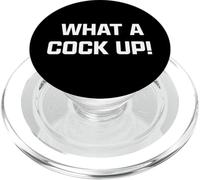 Funny British Slang What A Cock Up PopSockets PopGrip pour MagSafe