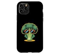 Funny Broccoli Lover Cartoon with Sunglasses for Girls Boys Coque pour iPhone 11 Pro