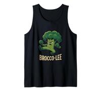 Funny Broccoli Pun Brocco-Lee Kung Fu Karaté Débardeur