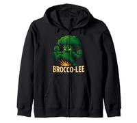 Funny Broccoli Pun Brocco-Lee Kung Fu Karaté Sweat à Capuche