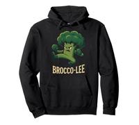 Funny Broccoli Pun Brocco-Lee Kung Fu Karaté Sweat à Capuche