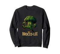 Funny Broccoli Pun Brocco-Lee Kung Fu Karaté Sweatshirt