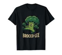 Funny Broccoli Pun Brocco-Lee Kung Fu Karaté T-Shirt