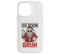 Funny Bruh 67 Six Seven 6 7 Meme Christmas Boys Kids Santa Coque pour iPhone 14 Pro Max
