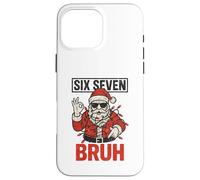 Funny Bruh 67 Six Seven 6 7 Meme Christmas Boys Kids Santa Coque pour iPhone 16 Pro Max
