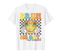 Funny Bruh We Out, le dernier jour de remise des diplômes des élèves de 2e année T-Shirt