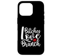 Funny Brunch Meme Apparel Bitches Love Brunch Coque pour iPhone 16 Pro