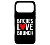 Funny Brunch Meme Apparel Bitches Love Brunch Coque pour iPhone 17 Pro Max