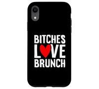 Funny Brunch Meme Apparel Bitches Love Brunch Coque pour iPhone XR