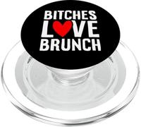 Funny Brunch Meme Apparel Bitches Love Brunch PopSockets PopGrip pour MagSafe