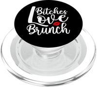 Funny Brunch Meme Apparel Bitches Love Brunch PopSockets PopGrip pour MagSafe