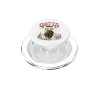 Funny Buffalo Gotta Go UFO Alien Desert Design Western Humour PopSockets PopGrip pour MagSafe